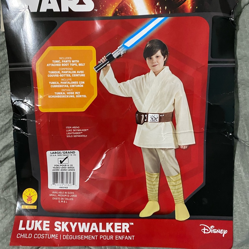 Star Wars Youth Luke Skywalker costume Large